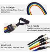 3709> 🏋️ 11 पीस रेसिस्टेंस बैंड सेट – घर बैठे जिम जैसी फिटनेस! हाइलाइटेड पॉइंट्स (Emoji के साथ बुलेट्स में) 💪 फुल बॉडी वर्कआउट: बाइसेप्स, चेस्ट, लेग्स, बैक, एब्स – सबके लिए परफेक्ट। 🔗 5 एडजस्टेबल बैंड्स (10-50 lbs): हल्के से हेवी एक्सरसाइज तक। 👜 फ्री कैरी बैग: कहीं भी ले जाने में आसान। 🧑🤝🧑 पुरुष और महिलाएं दोनों के लिए। 🏠 होम जिम सॉल्यूशन: बिना मशीन, बिना महंगे इक्विपमेंट के।