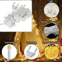 FIZZYTECH 40 LEDs 11 m Yellow Steady String Rice Lights (Pack of 10)