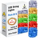 PESCA 40 LEDs 11 m Multicolor Steady String Rice Lights (Pack of 5)