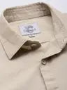 Men Slim Fit Solid Spread Collar Casual Shirt
