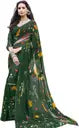 Floral Print Daily Wear Georgette Saree  (Green)